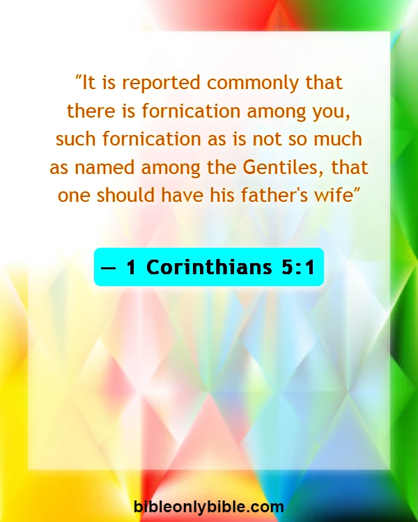 Bible Verses About Masterbation (1 Corinthians 5:1)
