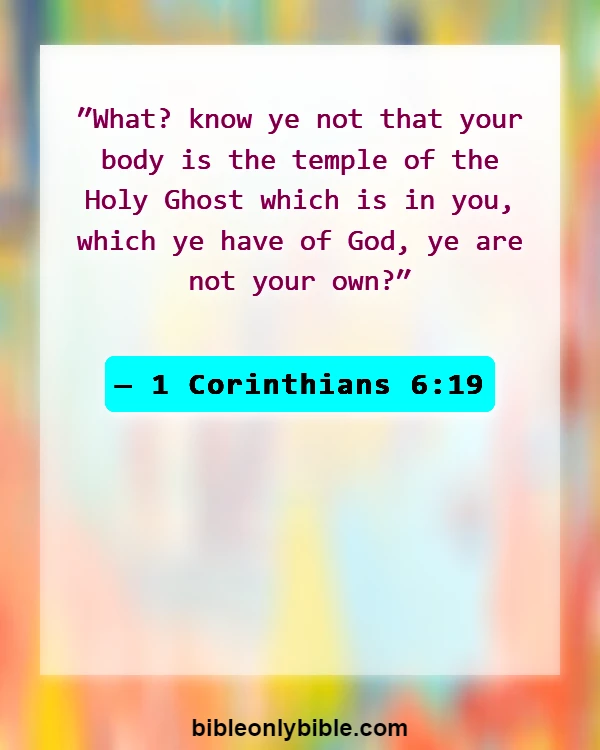 Bible Verses About Set Apart From The World (1 Corinthians 6:19)