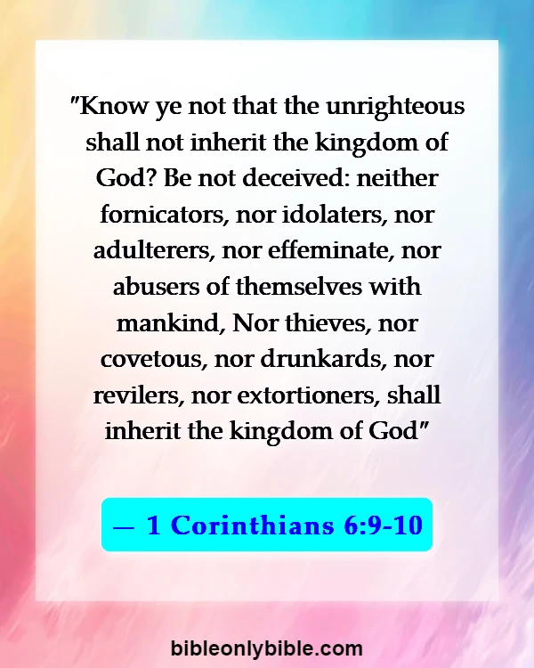 Bible Verses About Cheating In Marriage (1 Corinthians 6:9-10)