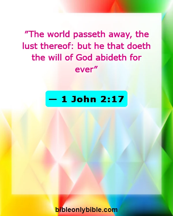 Bible Verses About Accomplishments (1 John 2:17)