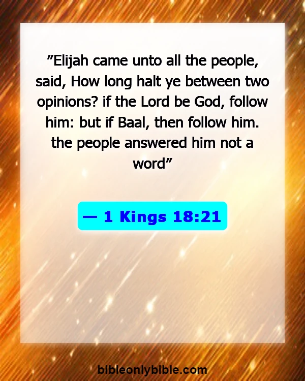 Bible Verses About Revival And Spiritual Awakening (1 Kings 18:21)