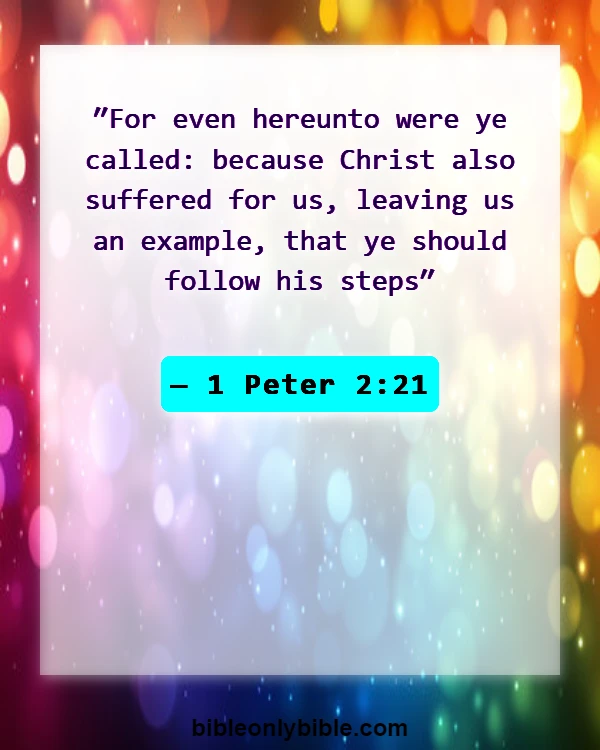 Bible Verses About Walk With Jesus (1 Peter 2:21)