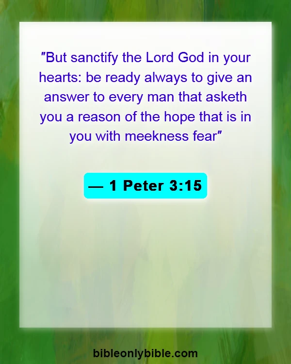 Bible Verses About Social Media (1 Peter 3:15)