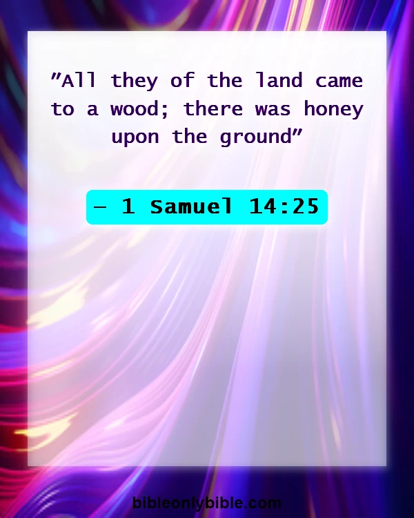 Bible Verses About Trees (1 Samuel 14:25)