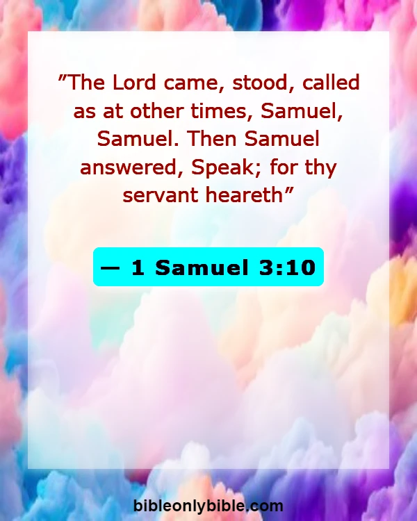 Bible Verses About Pursuing Dreams (1 Samuel 3:10)
