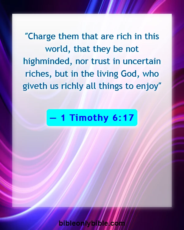 Bible Verses About Fun (1 Timothy 6:17)