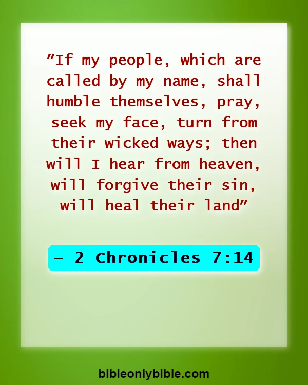 Bible Verses About Cheating And Forgiveness (2 Chronicles 7:14)