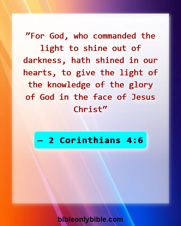 Bible Verses About Glory Of God (2 Corinthians 4:6)
