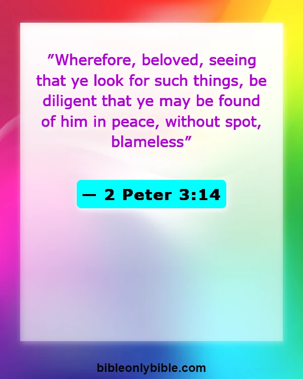 Bible Verses About Rapture (2 Peter 3:14)