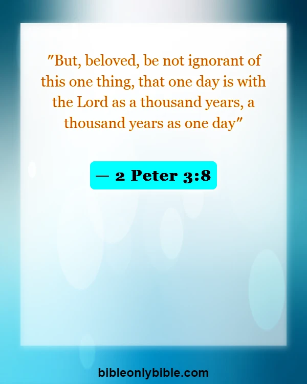 Bible Verses About Tuesday (2 Peter 3:8)