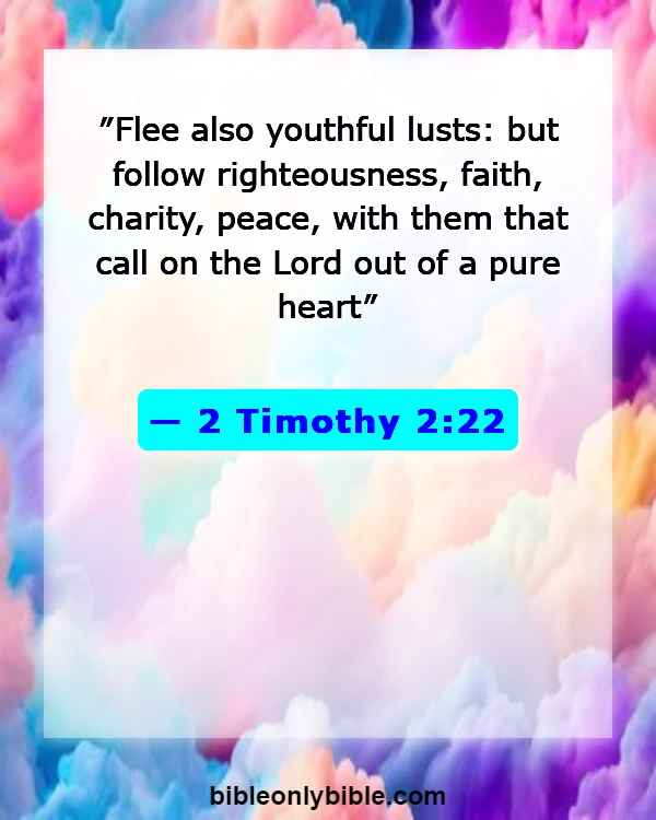 Bible Verses About Set Apart From The World (2 Timothy 2:22)