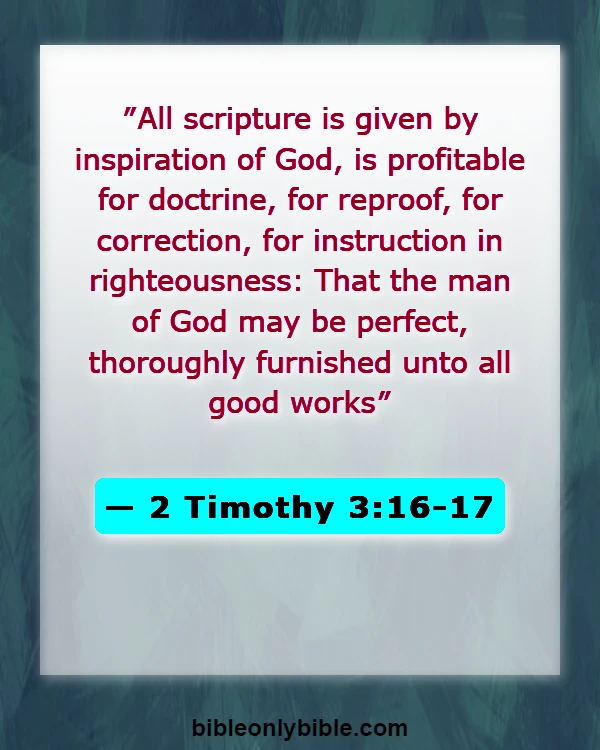 Bible Verses About Doing The Right Thing (2 Timothy 3:16-17)