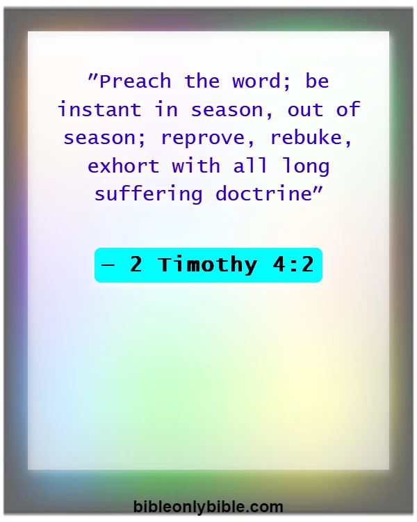 Bible Verses About Patience And Perseverance (2 Timothy 4:2)