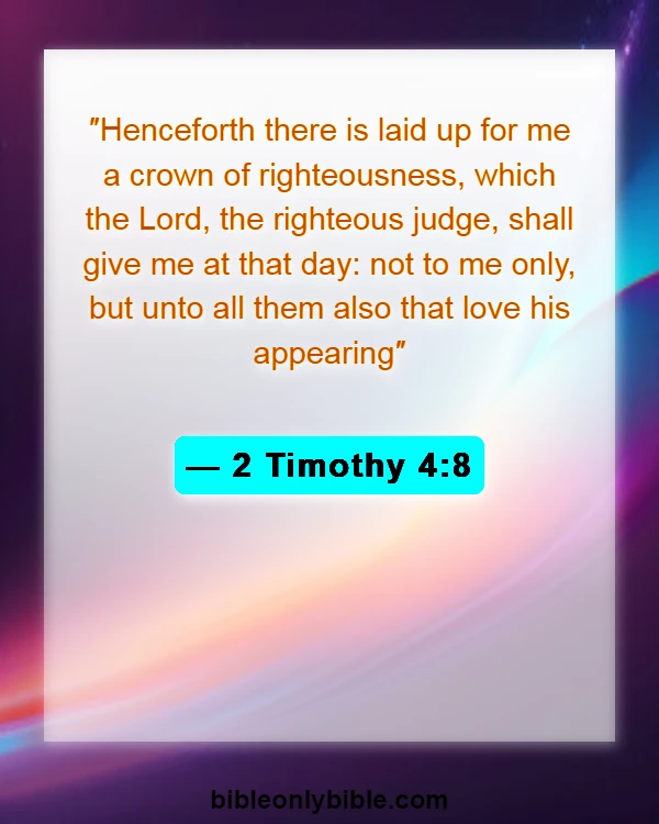 Bible Verses About Running The Race (2 Timothy 4:8)