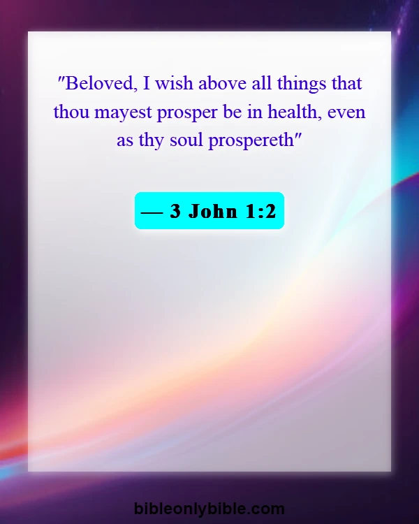Bible Verses About Curses And Blessings (3 John 1:2)