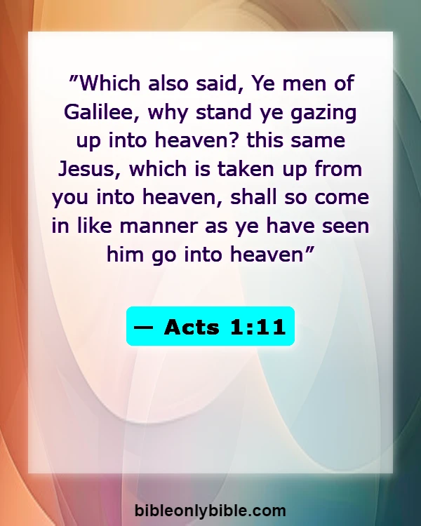 Bible Verses About Waiting For Jesus Return (Acts 1:11)