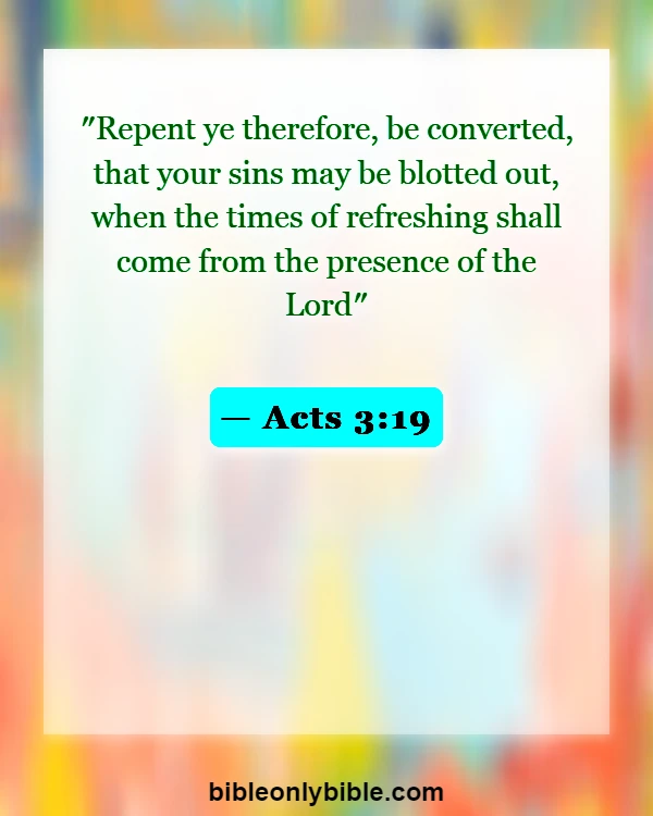 Bible Verses About Disrespecting Your Mother (Acts 3:19)