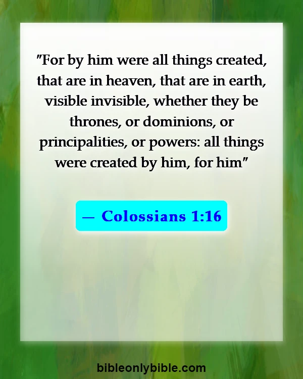 Bible Verses About Mission And Vision (Colossians 1:16)