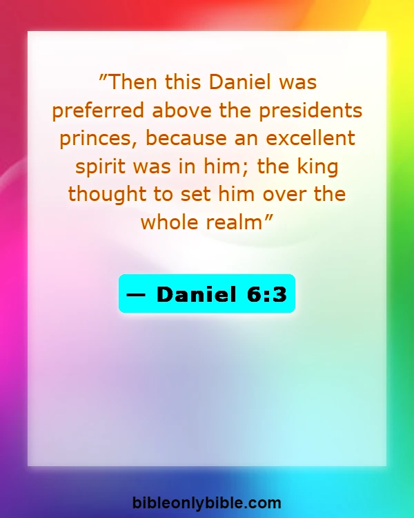Bible Verses About Commitment To Work (Daniel 6:3)