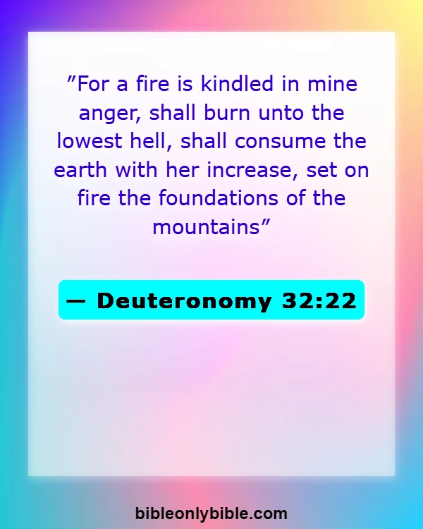 Bible Verses About How Bad Hell Is (Deuteronomy 32:22)