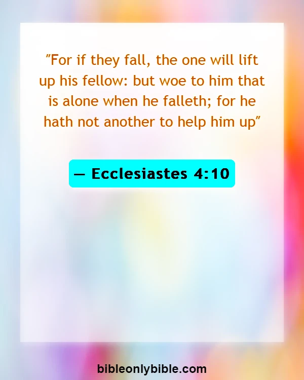 Bible Verses About Sisters (Ecclesiastes 4:10)