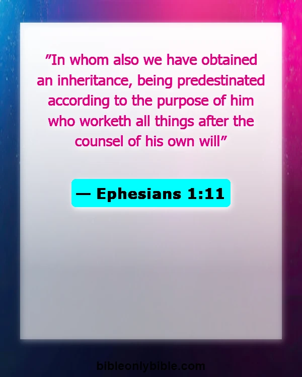 Bible Verses About Problems In Life (Ephesians 1:11)