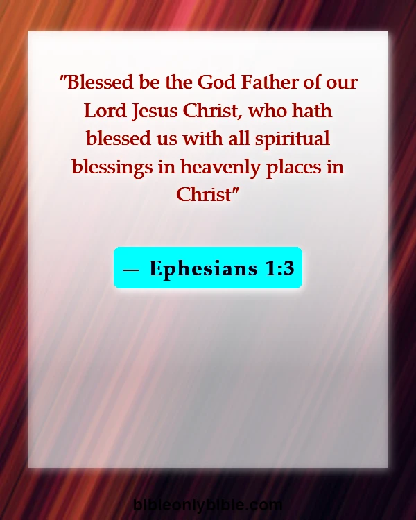 Bible Verses About Curses And Blessings (Ephesians 1:3)