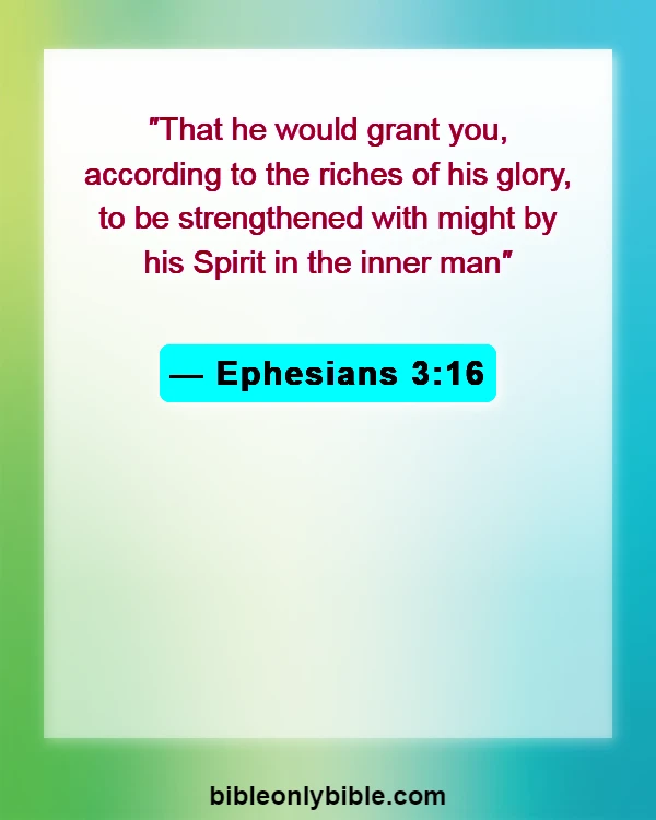 Bible Verses About Encourage Husband (Ephesians 3:16)