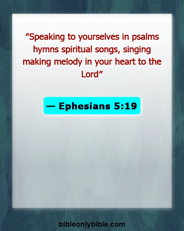 Bible Verses About Mission Of The Church (Ephesians 5:19)