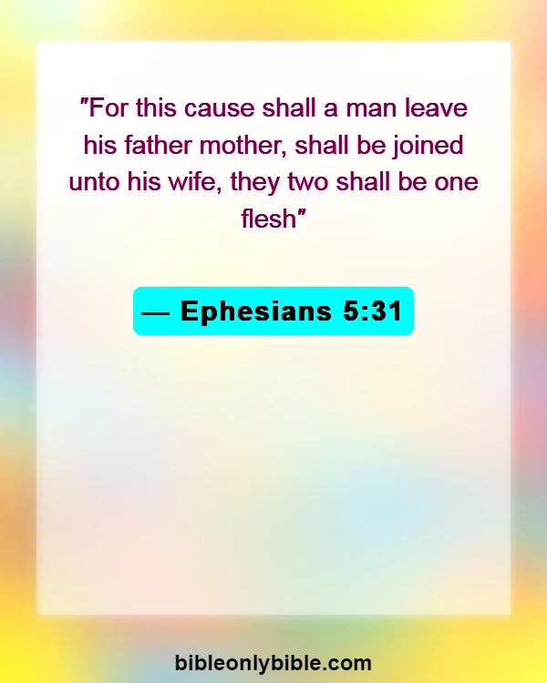 Bible Verses About Mixing Races (Ephesians 5:31)