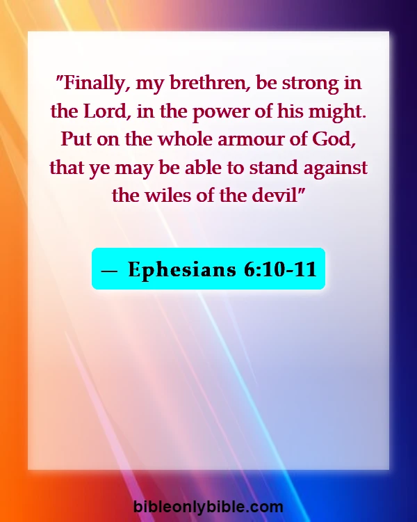Bible Verses About Spiritual Training (Ephesians 6:10-11)