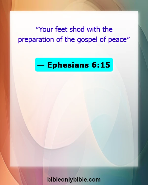 Bible Verses About A Warrior For God (Ephesians 6:15)