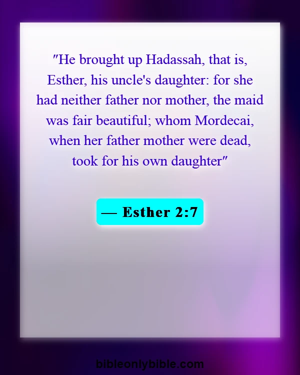 Bible Verses About Beauty Of Woman (Esther 2:7)