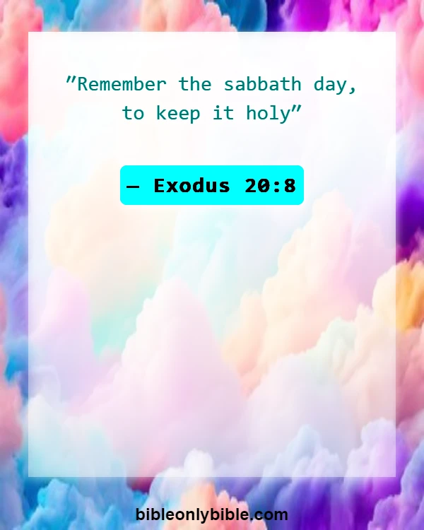 Bible Verses About Thankful Blessed Sunday (Exodus 20:8)