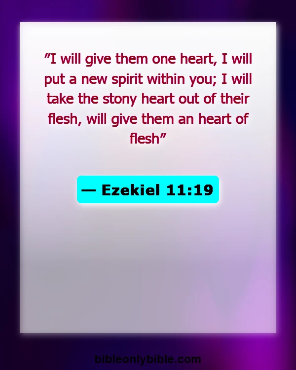 Bible Verses About Revival And Spiritual Awakening (Ezekiel 11:19)