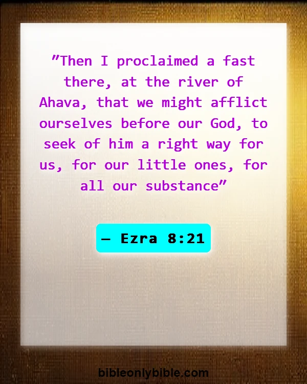 Fasting Bible Scriptures For Financial Breakthrough (Ezra 8:21)
