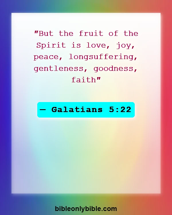 Bible Verses About Excitement (Galatians 5:22)