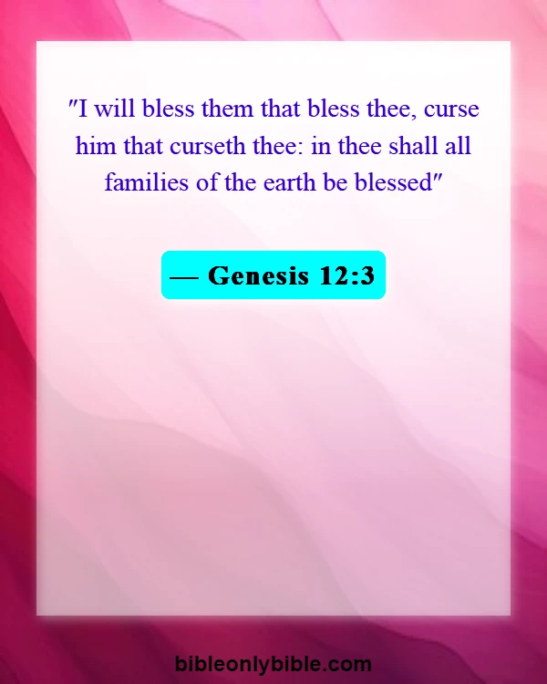 Bible Verses About God Accepting Everyone (Genesis 12:3)