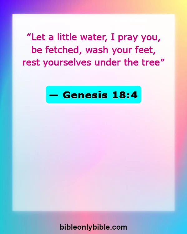 Bible Verses About Trees (Genesis 18:4)