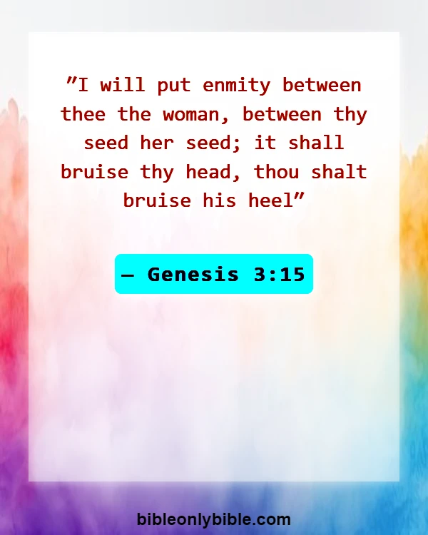 Bible Verses About War Between Good And Evil (Genesis 3:15)