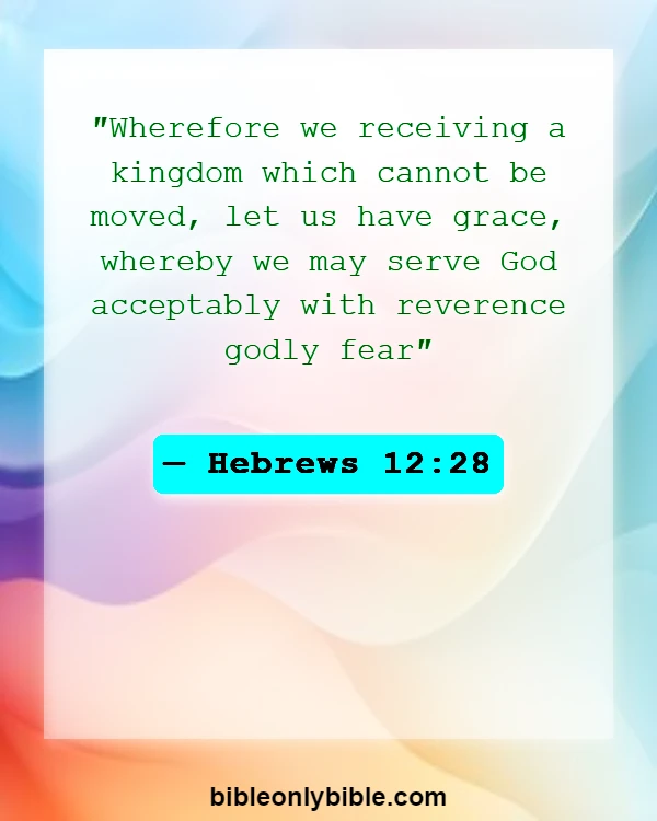 Bible Verses About Thankful Blessed Sunday (Hebrews 12:28)