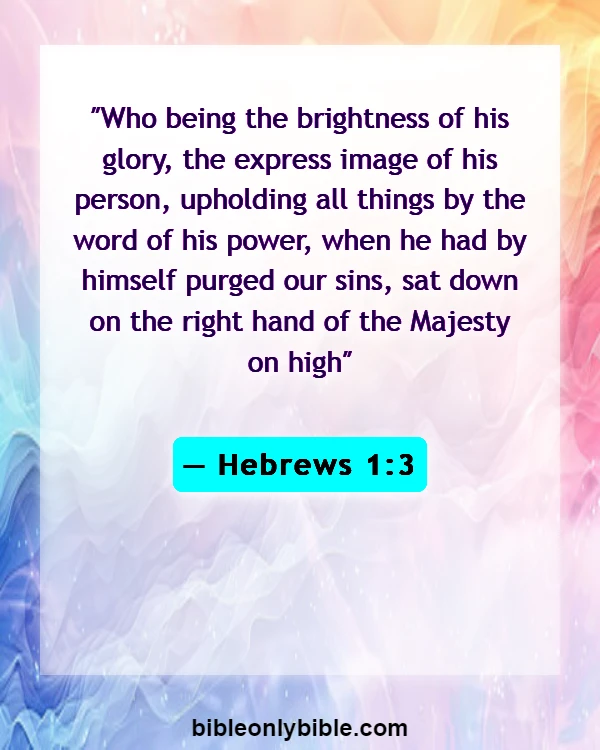 Bible Verses About Trinity (Hebrews 1:3)
