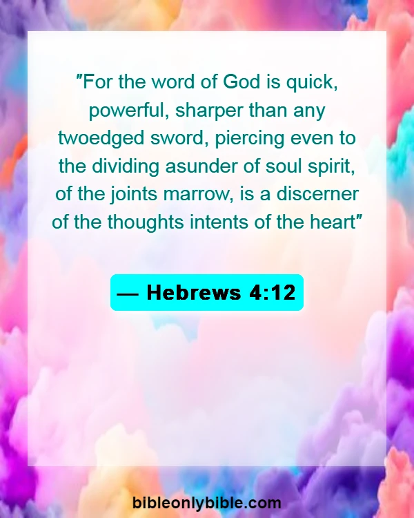 Bible Verses About Peace In The Presence Of God (Hebrews 4:12)