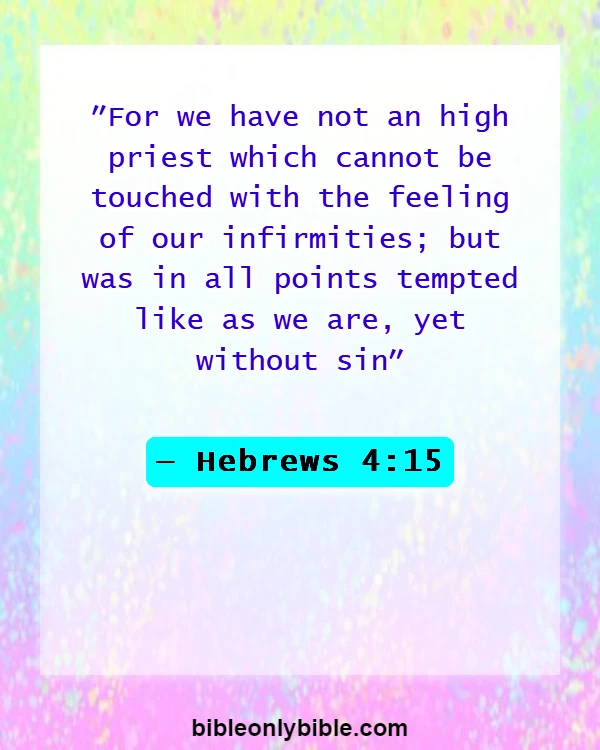 Bible Verses About Fight Evil Thoughts (Hebrews 4:15)