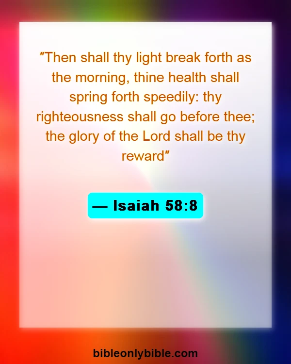 Fasting Bible Scriptures For Financial Breakthrough (Isaiah 58:8)