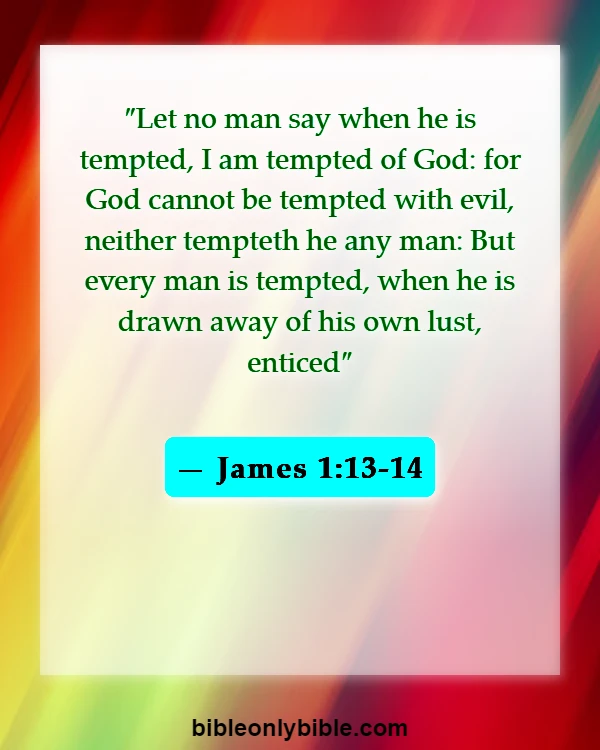 Bible Verses About God Testing Us (James 1:13-14)
