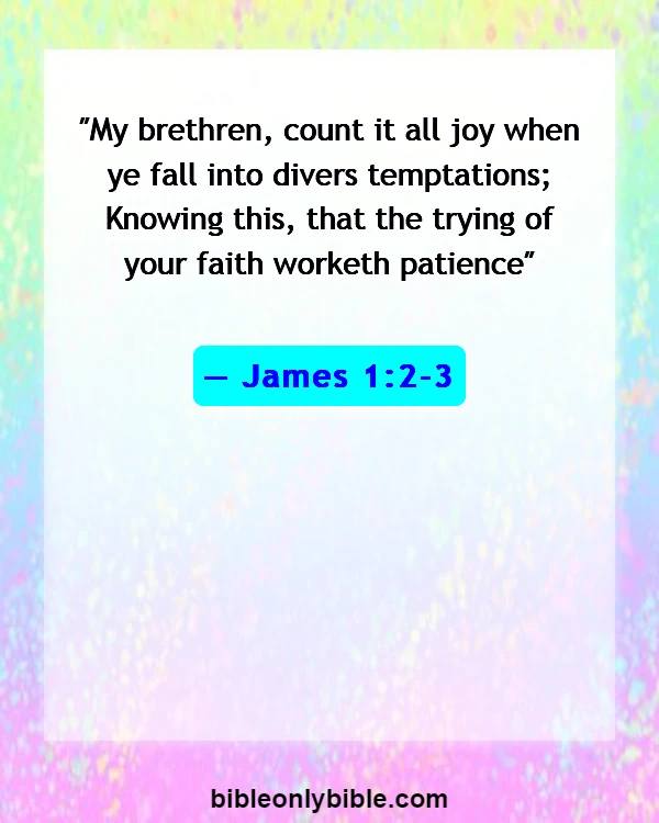 Bible Verses About Excitement (James 1:2-3)