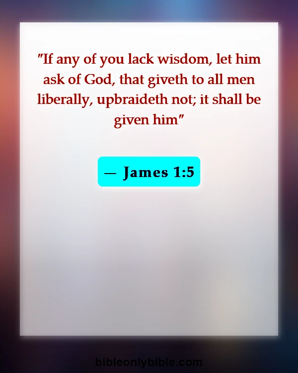 Bible Verses About Enemies Defeated (James 1:5)