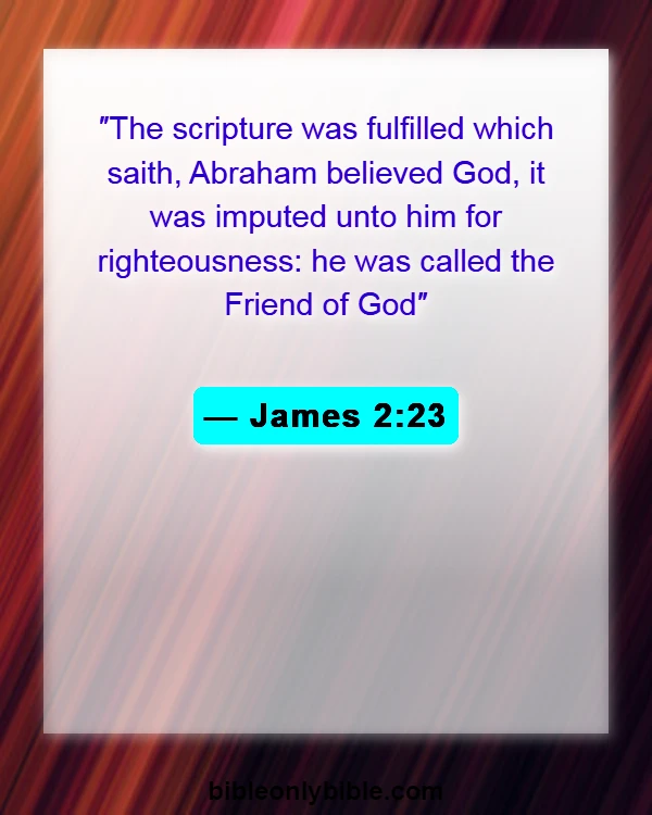 Bible Verses About Bearing Fruit (James 2:23)