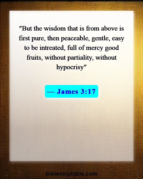 Bible Verses About Do Not Go To Bed Angry (James 3:17)